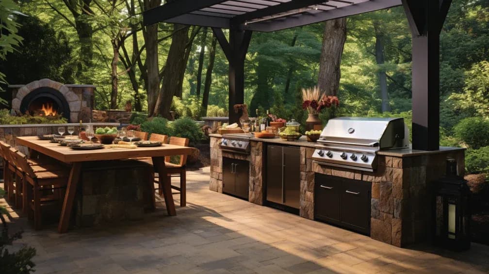 Outdoor kitchen